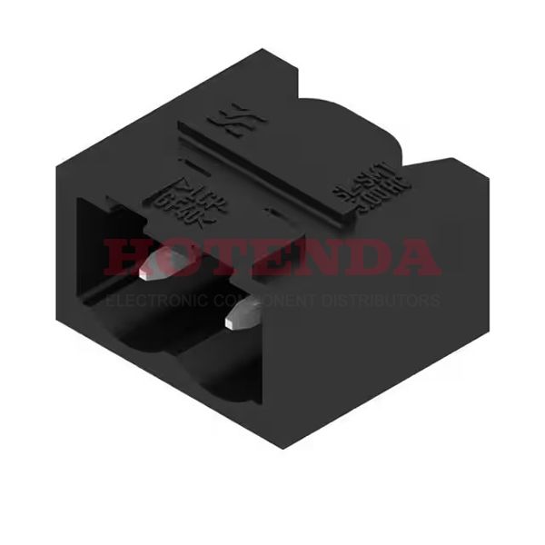 1840120000 - Conn Shrouded Header M 2 POS 5mm Solder RA Thru-Hole Box
