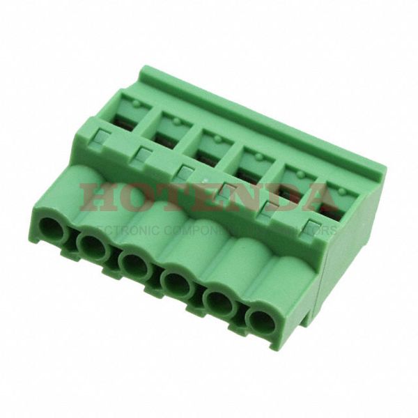 TS06715B0000G - TERM BLOCK PLUG 6POS 270DEG 5MM