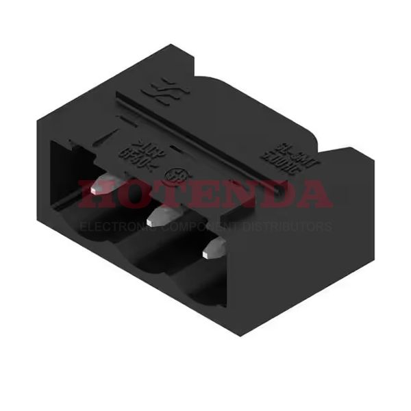 1840130000 - Conn Shrouded Header M 3 POS 5mm Solder RA Thru-Hole Box