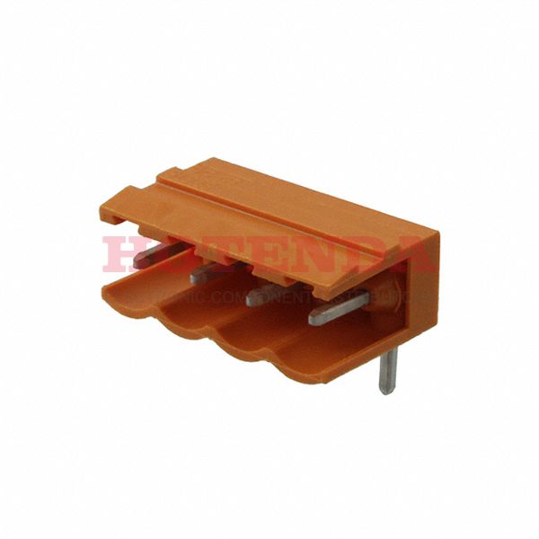 1571150000 - Conn Shrouded Header HDR 4 POS 5mm Solder RA Thru-Hole Box