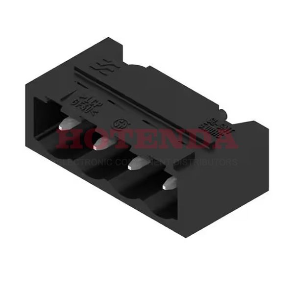 1840140000 - Conn Shrouded Header M 4 POS 5mm Solder RA Thru-Hole Box