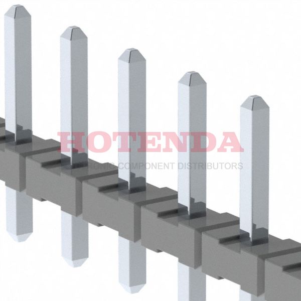 32.516 - PCB PIN HEADER 16P 5MM BLK VERT