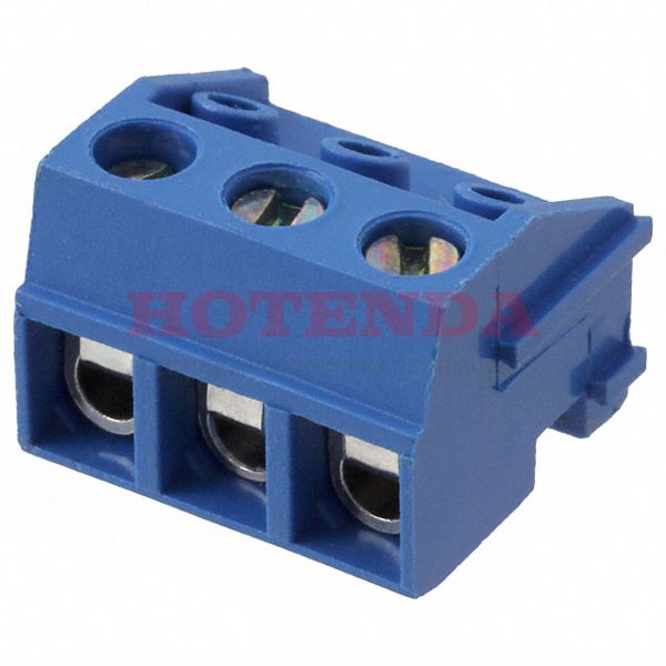8726 - TERM BLOCK PLUG 3POS 90DEG 5MM