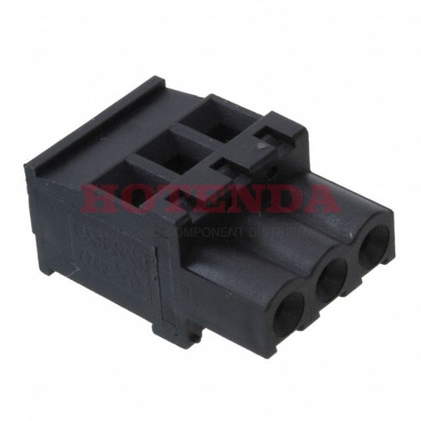 1546105-3 - Box 5.08mm Black Polyamide Bronze