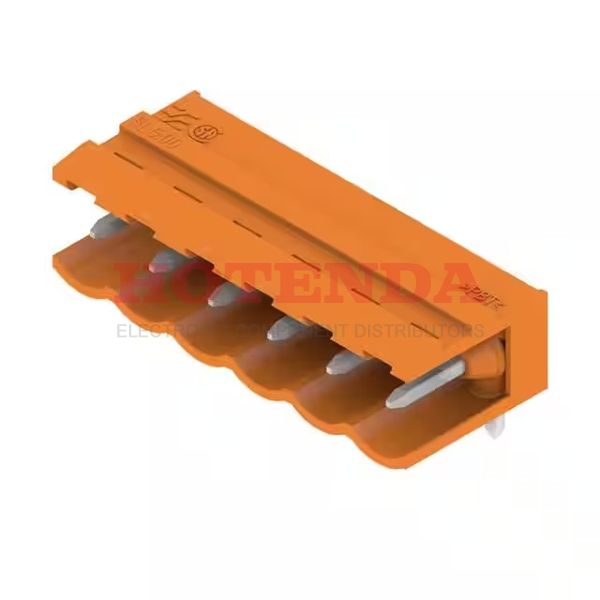 1571170000 - Conn Shrouded Header HDR 6 POS 5mm Solder RA Thru-Hole Box