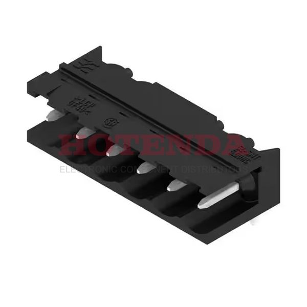 1839930000 - Conn Shrouded Header M 6 POS 5mm Solder RA Thru-Hole Box