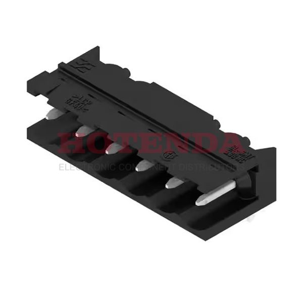1779990000 - WEIDMULLER - 1779990000 - HEADER, 5.08MM, SIDE, SMT, 6WAY