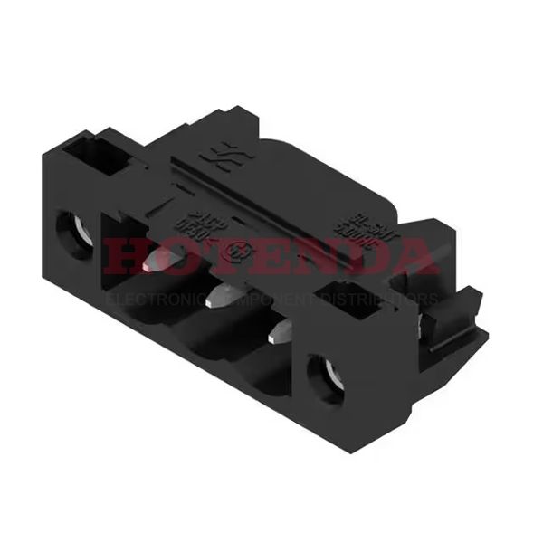 1797760000 - Conn Shrouded Header M 3 POS 5mm Solder RA Thru-Hole T/R