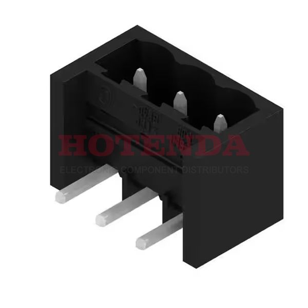 1877820000 - Conn Shrouded Header HDR 3 POS 5.08mm Solder RA Thru-Hole T/R