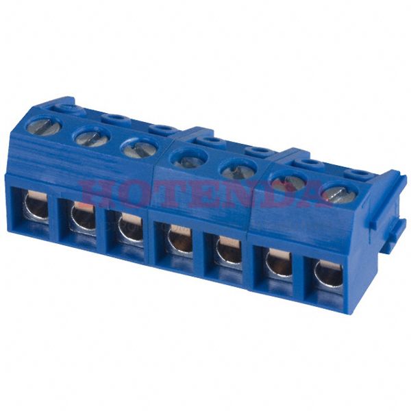 ED130/7DS - TERM BLOCK PLUG 7POS 90DEG 5MM