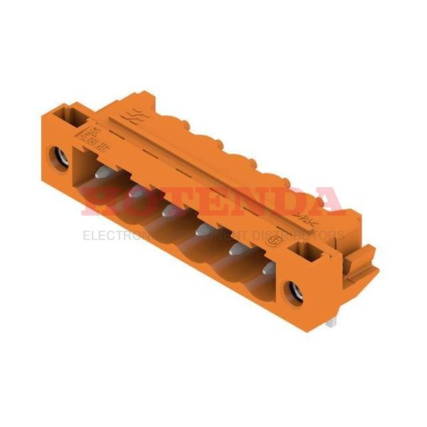 1149510000 - WEIDMULLER 1149510000 Terminal Block, Header, 5.08 mm, 6 Ways, 24 A, 400 V, Through Hole Right Angle