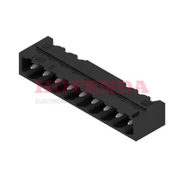 1840190000 - Conn Shrouded Header M 9 POS 5mm Solder RA Thru-Hole Box