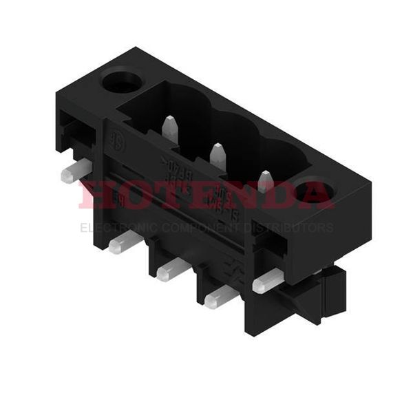 1877000000 - Conn Shrouded Header HDR 3 POS 5.08mm Solder RA Thru-Hole T/R