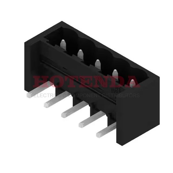 1877400000 - Conn Shrouded Header HDR 5 POS 5.08mm Solder RA Thru-Hole Box