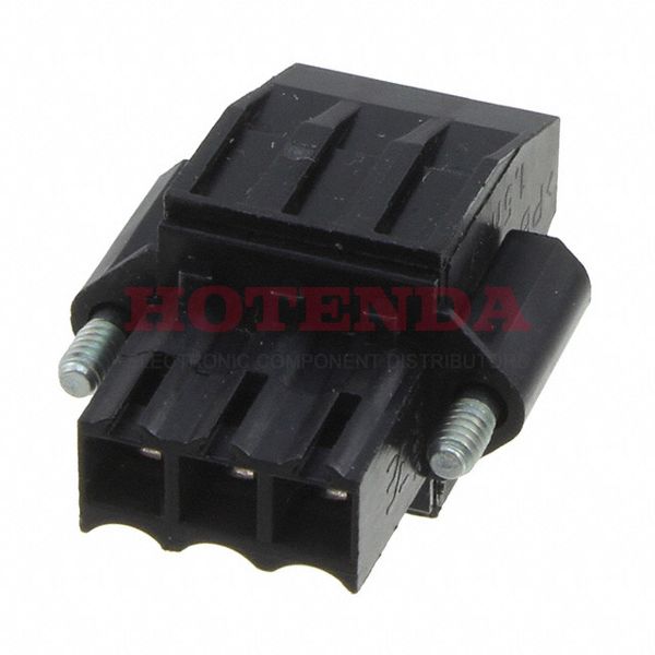 1640170000 - Bulk 0.138 3.50mm Black 1 Levels Free Hanging (In-Line) Plug, Female Sockets Omnimate BL Polybutylene Terephthalate (PBT) Tin Copper Alloy