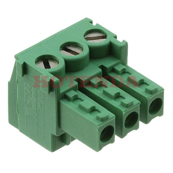 284509-3 - Pluggable Terminal Blocks 3P TERMI-BLOK PLUG STACK 3,8