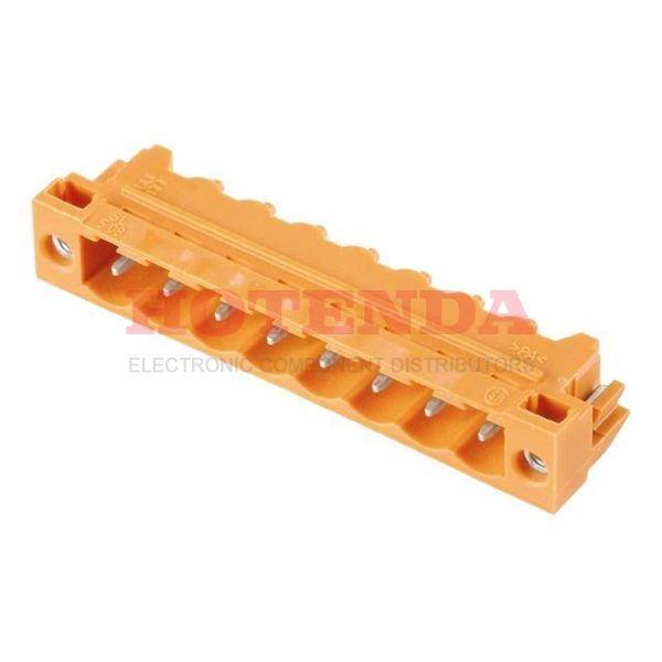 1149580000 - WEIDMULLER 1149580000 Terminal Block, Header, 5.08 mm, 8 Ways, 24 A, 400 V, Through Hole Right Angle