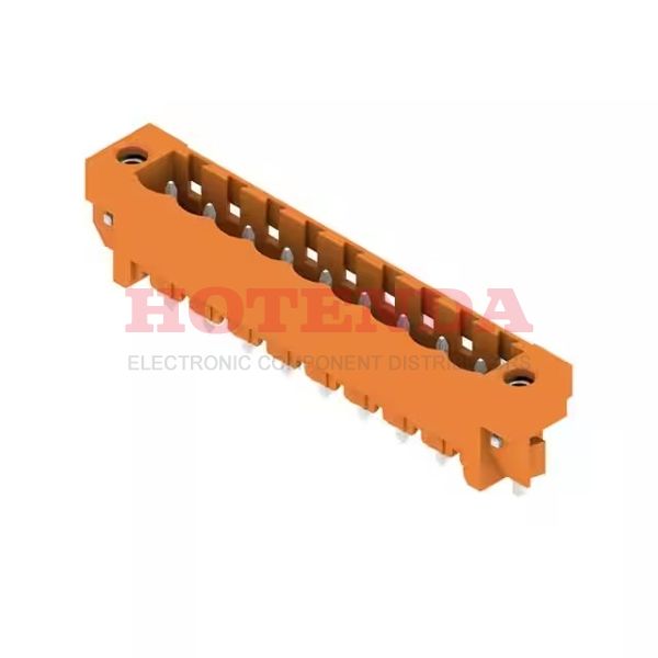 1148120000 - WEIDMULLER 1148120000 Terminal Block, Header, 5.08 mm, 9 Ways, 24 A, 400 V, Through Hole Vertical