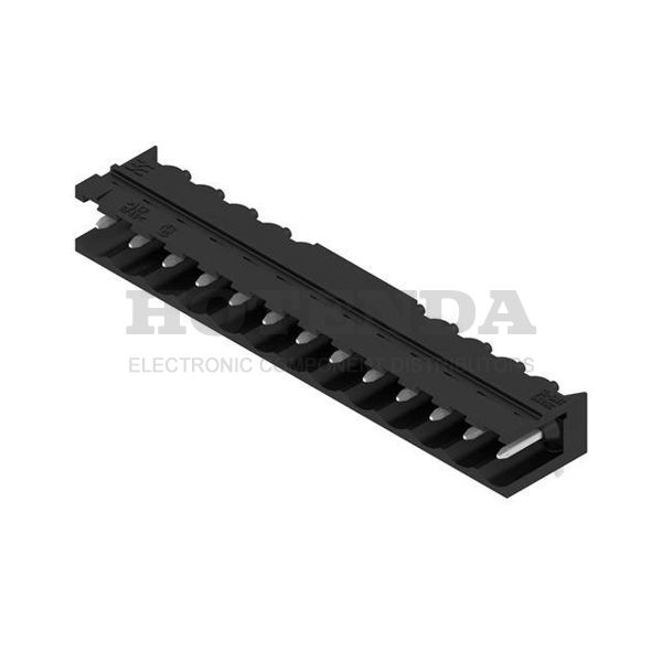 1840000000 - Conn Shrouded Header M 13 POS 5mm Solder RA Thru-Hole Box