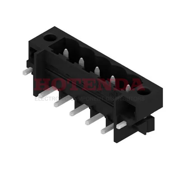 1876950000 - Conn Shrouded Header HDR 5 POS 5.08mm Solder RA Thru-Hole T/R