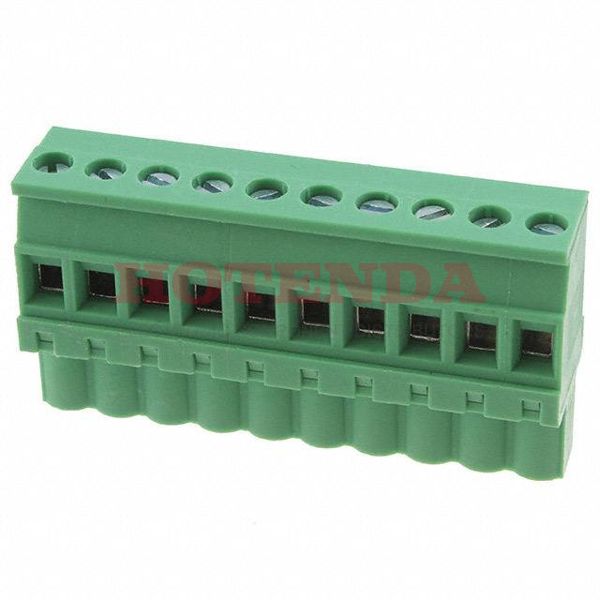 OSTTS10715B - TERM BLOCK PLUG 10POS 270DEG 5MM