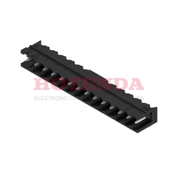 1780070000 - WEIDMULLER 1780070000 Wire-To-Board Connector, Side Entry, SL-SMT 5.08 Series, 14 Contacts, Header, 5.08 mm, Through Hole