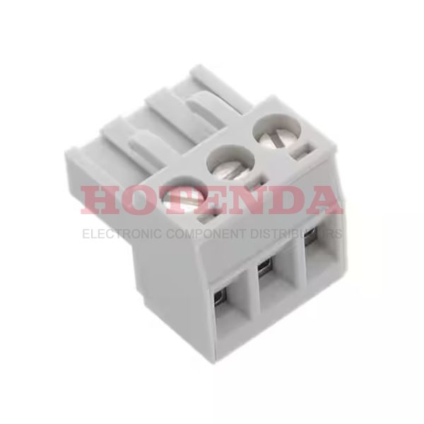 1971947 - Pluggable Terminal Blocks 3 Pos 5mm pitch Plug 24-12 AWG Screw