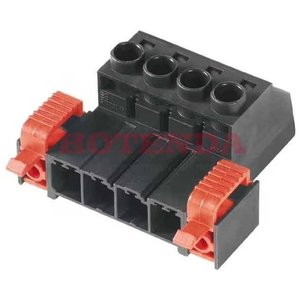 1950900000 - TERM BLOCK PLUG 4POS STR 7.62MM
