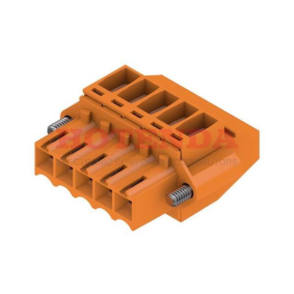 1639040000 - WEIDMULLER 1639040000 Pluggable Terminal Block, 3.5 mm, 5 Ways, 28 AWG, 14 AWG, 1.5 mm, Screw