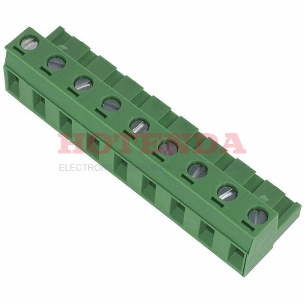 EDZ960/9 - TERM BLOCK PLUG 9POS STR 7.62MM