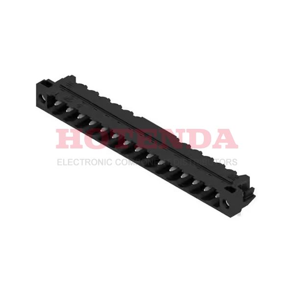 1840480000 - Conn Shrouded Header M 15 POS 5mm Solder RA Thru-Hole Box