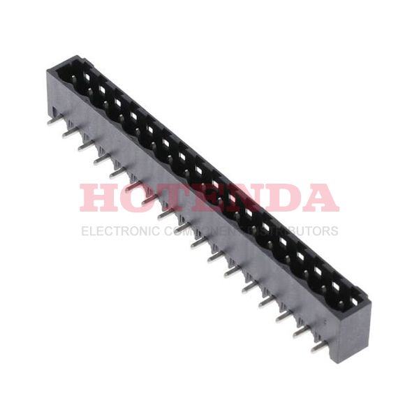 1840270000 - Conn Shrouded Header M 17 POS 5mm Solder RA Thru-Hole Box