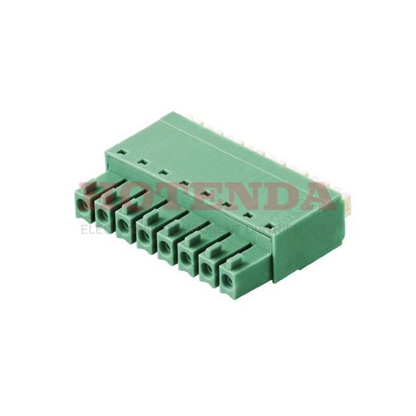 1969510000 - TERM BLOCK PLUG 8POS STR 3.81MM