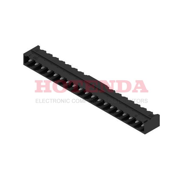 1780350000 - Conn Shrouded Header M 19 POS 5.08mm Solder RA Thru-Hole Box