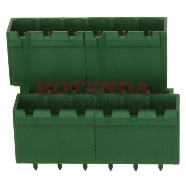 284065-6 - TERM BLOCK HDR 12POS VERT 5.08MM