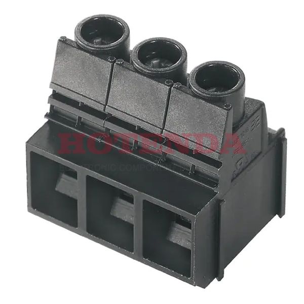 1193010000 - 0.400 10.16mm Black Bulk Thermoplastic, Wemid Through Hole Horizontal with Board Screw - Clamping Yoke, Tension Sleeve 1 Levels 6-22 AWG Omnimate Power LU