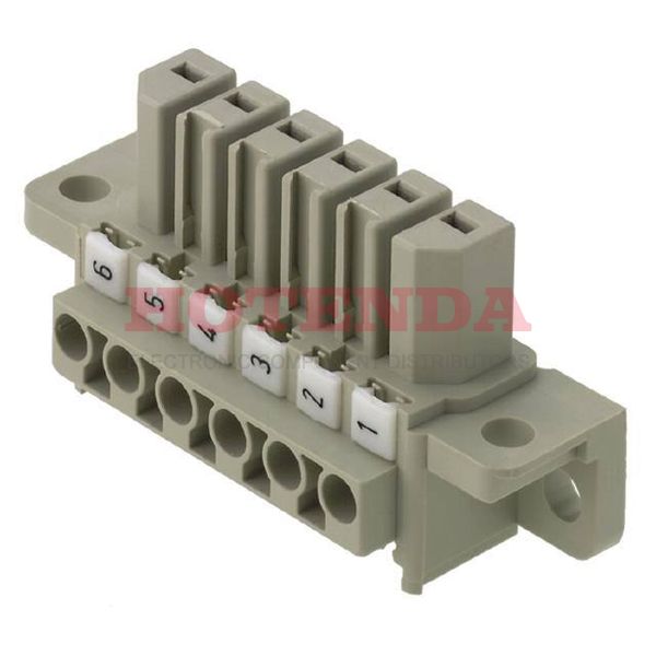 1612710000 - Conn Terminal Block SKT 4 POS 7mm Solder ST Panel Mount 14A Box