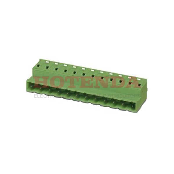 1761661 - Phoenix Contact COMBICON GFKC Series 7.62mm Pitch Pluggable Terminal Block, Inverted Plug with Spring Cage Termination