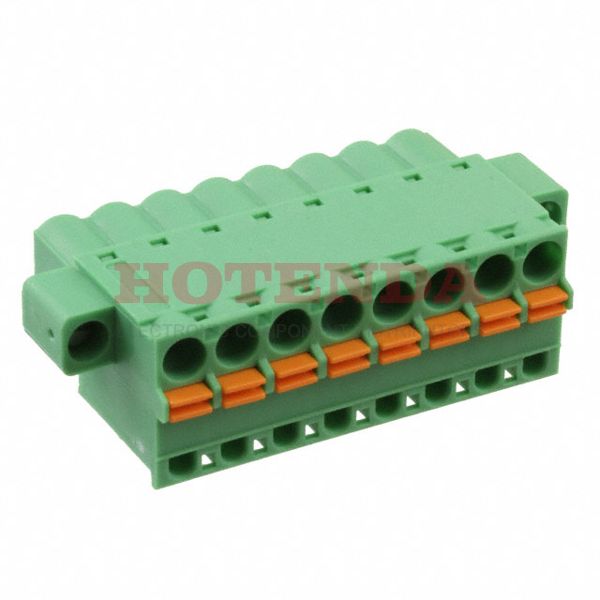 1910584 - Pluggable Terminal Blocks 8 Pos 5mm pitch Plug 24-12AWG Spring