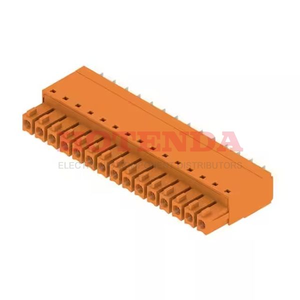 1969220000 - TERM BLOCK PLUG 15POS STR 3.81MM