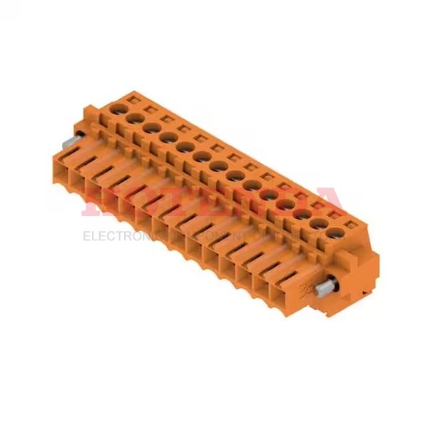 1606760000 - WEIDMULLER 1606760000 Pluggable Terminal Block, 3.5 mm, 14 Ways, 28 AWG, 14 AWG, 1.5 mm, Screw