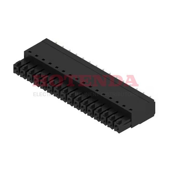 1970230000 - Conn Terminal Block F 16 POS 3.81mm Screw RA Cable Mount 10A Box
