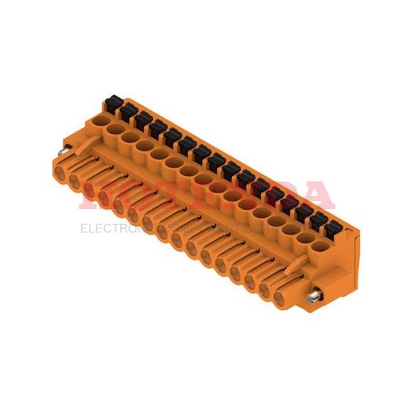 1002230000 - TERM BLOCK PLUG 16POS 5.08MM