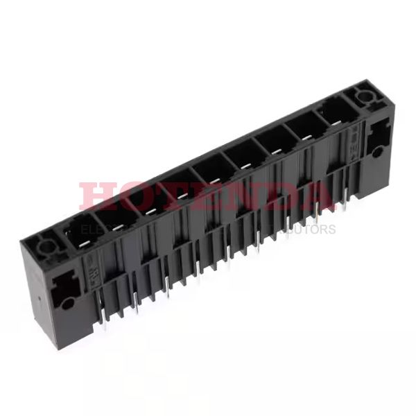 1813720000 - WEIDMULLER 1813720000 Wire-To-Board Connector, Flange, 9 Contacts, Header, 10.16 mm, Through Hole, 1 Rows
