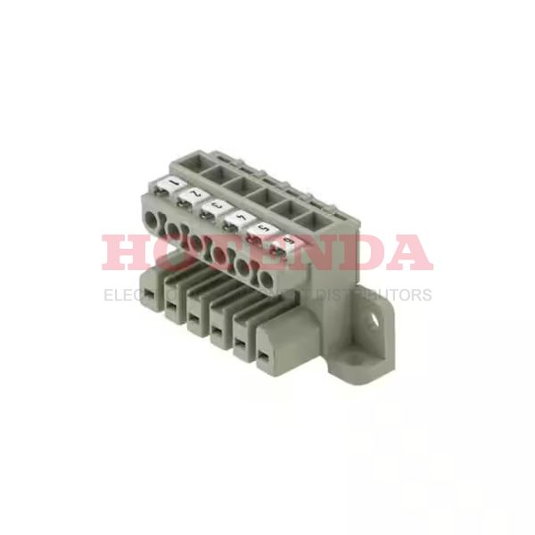 1612970000 - Conn Terminal Block SKT 6 POS 7mm Screw Panel Mount 25A Box