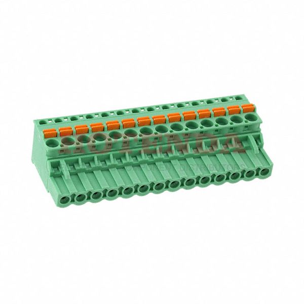 1909838 - Pluggable Terminal Blocks 14 Pos 5mm pitch Plug 24-12AWG Spring