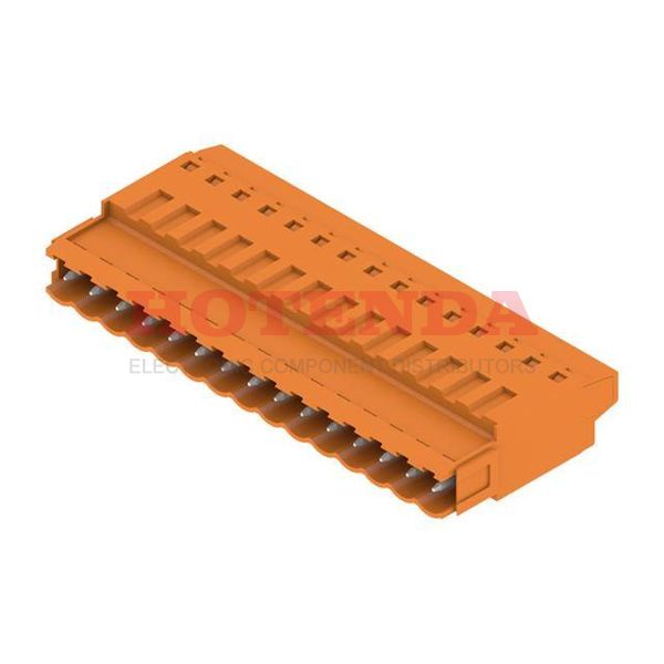 1611840000 - TERM BLOCK PLUG 15POS STR 5.08MM