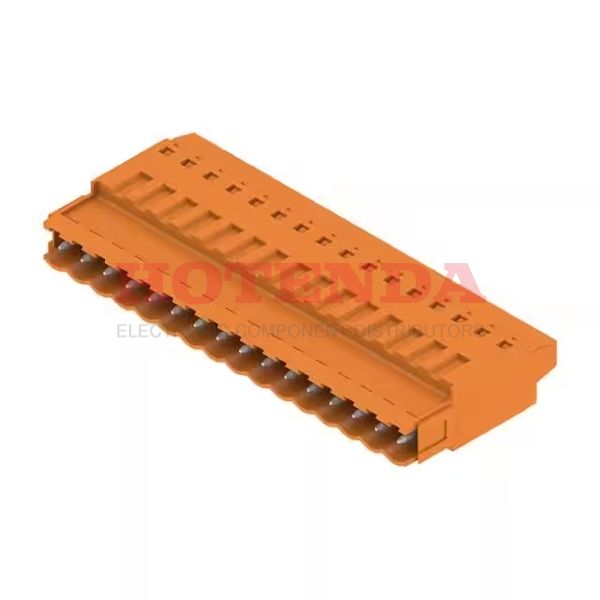 1611850000 - TERM BLOCK PLUG 16POS STR 5.08MM