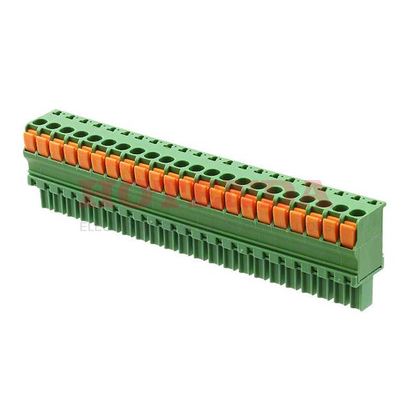 2-1986722-2 - Pluggable Terminal Blocks 3.81MM L/HAND 22 POS STR SPRING PLG