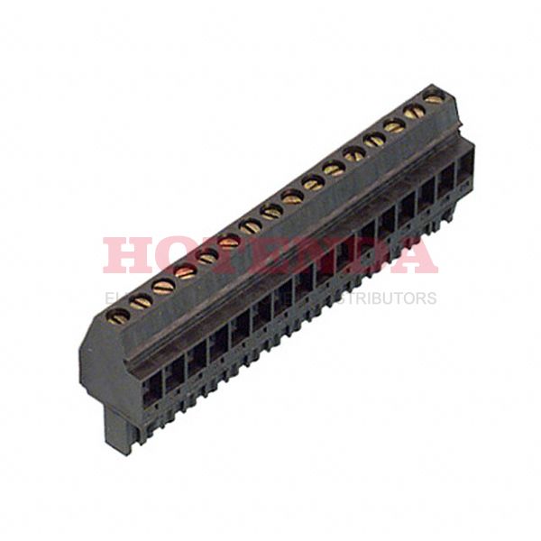 1637030000 - TERM BLOCK PLUG 16POS 90DEG 5MM